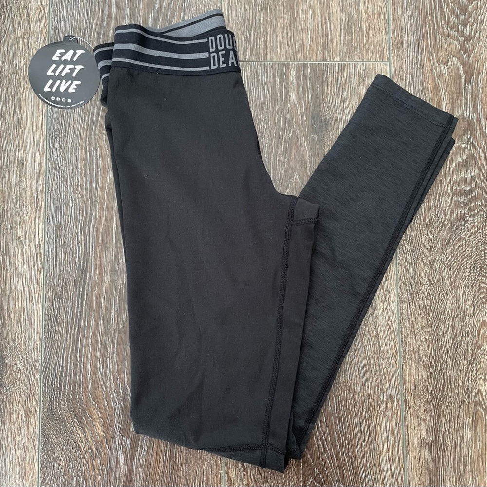 Doughnuts & Deadlifts Leggings Small - Picture 2 of 5